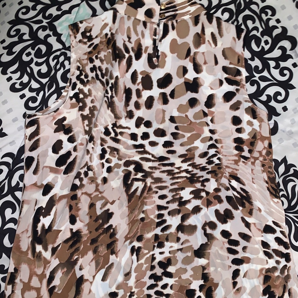 Leopard Print Calvin Klein Top